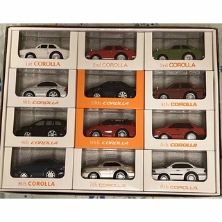 トヨタ - 【非売品】トヨタ　カローラ　40周年　プルバックカー　12台セット