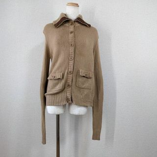 ラルフローレン(Ralph Lauren)の【ラルフローレン】ニット　カーディガン　羽織　アームパッチ　カシミヤ　ウール(カーディガン)