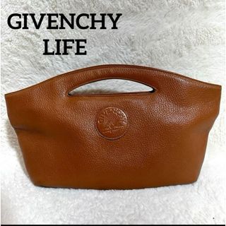 GIVENCHY - 【24時間以内発送】GIVENCHY LIFE  ハンドバッグ　型押しロゴ