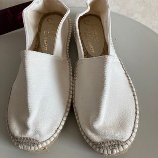 新品未使用　espadrilles    フラットシューズ(スリッポン/モカシン)