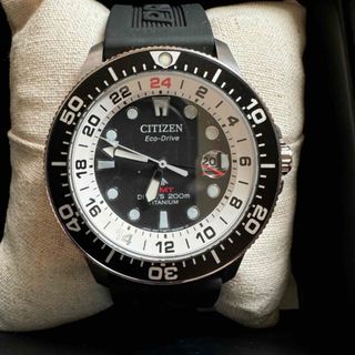 シチズン(CITIZEN)の美品　シチズン　プロマスター　BJ7110-11E チタンソーラー(腕時計(デジタル))