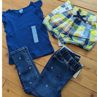 ベビーギャップ(babyGAP)の新品　babygap 3点セット100(Tシャツ/カットソー)