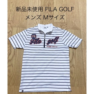 フィラ(FILA)の新品未使用 フィラ FILA ゴルフ ポロシャツ 半袖 M ドライフィット(ウエア)