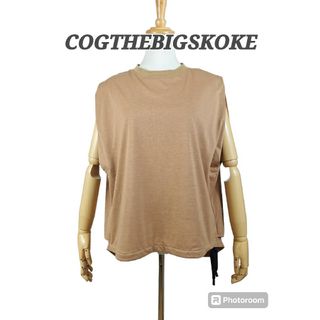 美品 COGTHEBIGSMOKE サスティナブルノースリーブカットソー(カットソー(半袖/袖なし))