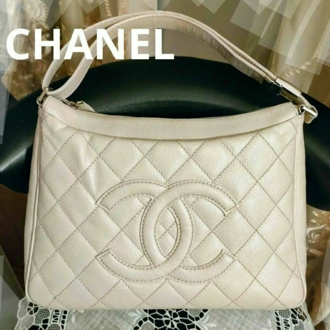 CHANEL(シャネル)のCHANELキャビアスキン ショルダーバッグ デカココマーク 希少 レディースのバッグ(ショルダーバッグ)の商品写真