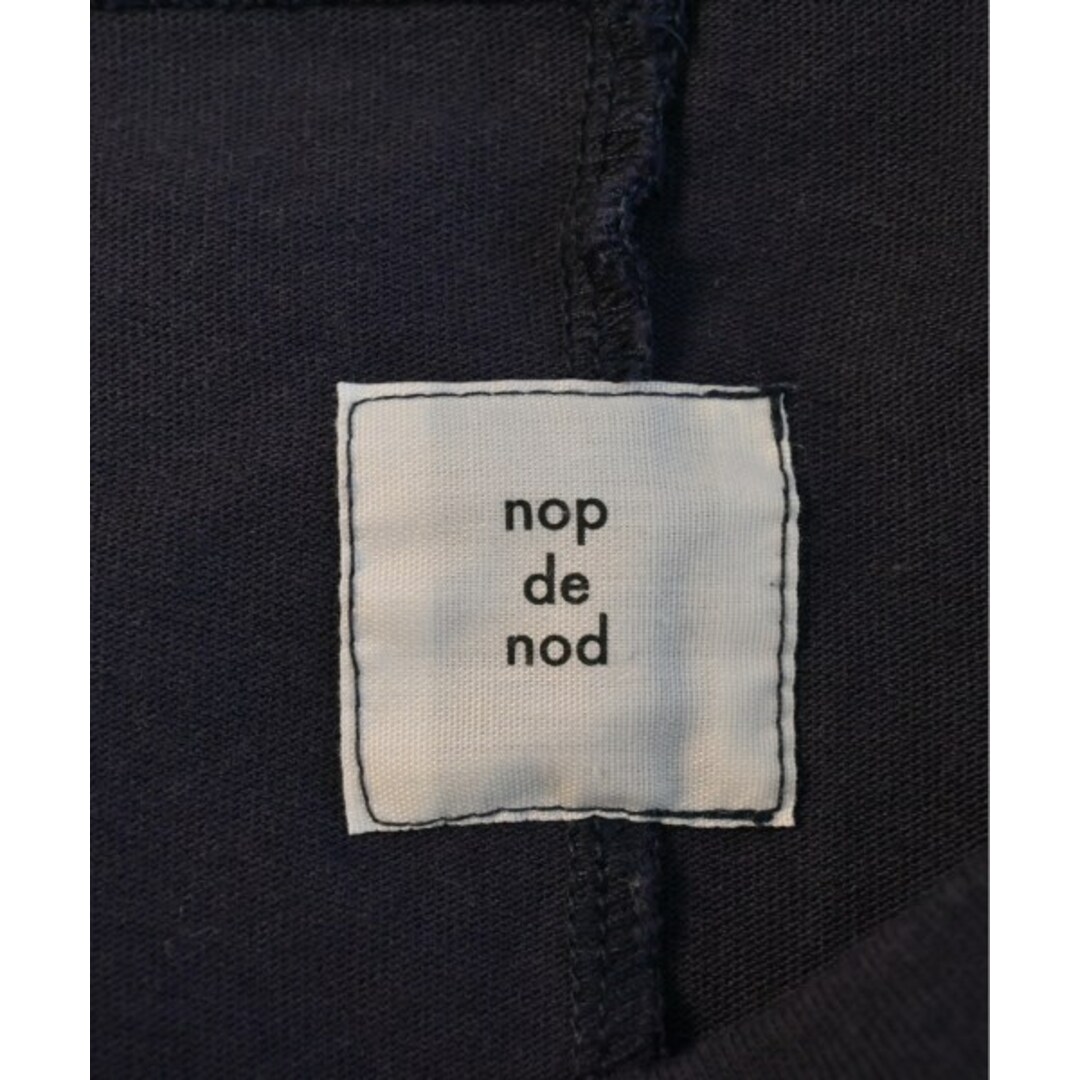 nop de nod(ノップドゥノッド)のnop de nod ノップドゥノッド Tシャツ・カットソー M 紺 【古着】【中古】 レディースのトップス(カットソー(半袖/袖なし))の商品写真