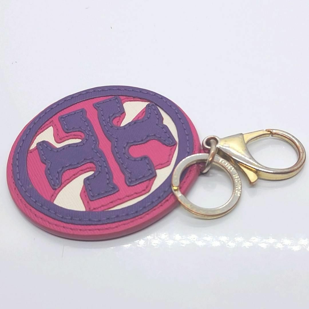 Tory Burch(トリーバーチ)の●●トリーバーチ　Tory Burch　キーホルダー　レザー　ピンク レディースのファッション小物(キーホルダー)の商品写真