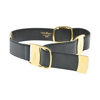 サルヴァトーレフェラガモ(Salvatore Ferragamo)のSalvatore Ferragamo サルバトーレフェラガモ ベルト S 黒 【古着】【中古】(ベルト)