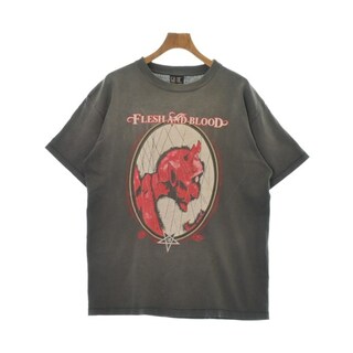 SAINT MICHAEL セントマイケル Tシャツ・カットソー L グレー 【古着】【中古】(Tシャツ/カットソー(半袖/袖なし))