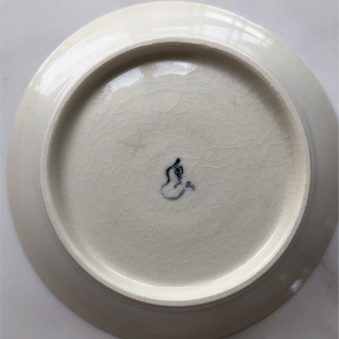 佐々木忍　ドラ鉢　うさぎとジャスミン柄 インテリア/住まい/日用品のキッチン/食器(食器)の商品写真