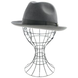 ボルサリーノ(Borsalino)のBorsalino ボルサリーノ ハット 57 グレー 【古着】【中古】(ハット)