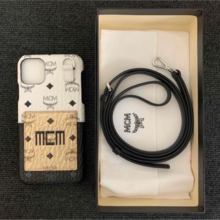 MCM - 新品箱付きMCM iPhone 11 pro MAXスマホケース 携帯ケース 金