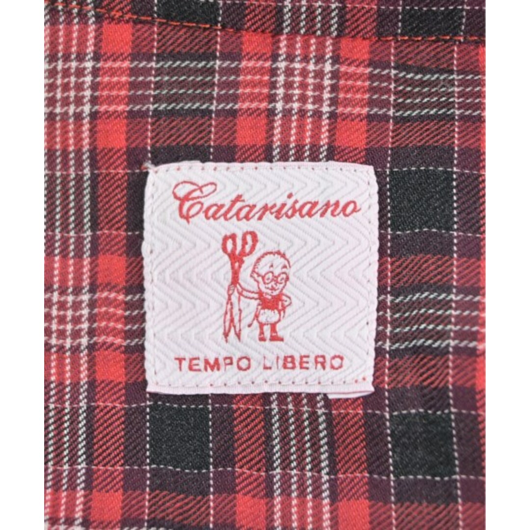 Catarisano カタリザーノ カジュアルシャツ S 赤系(チェック) 【古着】【中古】 メンズのトップス(シャツ)の商品写真