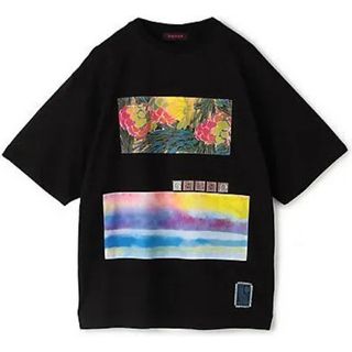 新品 CABaN スビン コットン アート プリント Ｔシャツ 27,500円