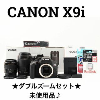 キヤノン(Canon)の未使用品　CANON x9i ダブルズームセット　Wi-Fi搭載(デジタル一眼)
