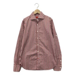 ISAIA 長袖ギンガムチェックシャツ    メンズ(シャツ)