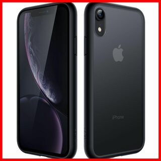 【色:ブラック】JEDirect マットケース iPhone XR 6.1インチ(その他)