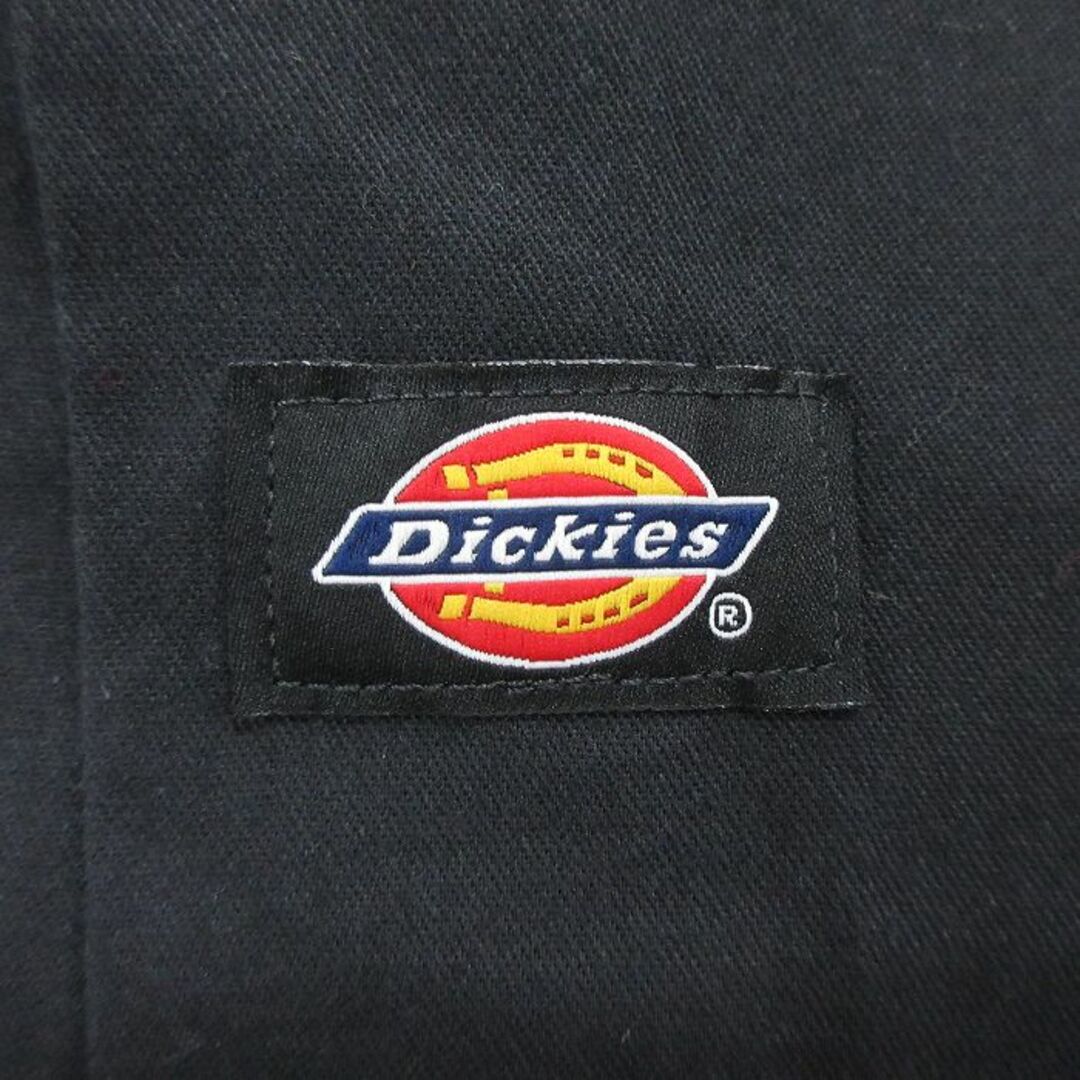 Dickies(ディッキーズ)のXL★古着 ディッキーズ Dickies 半袖 ワーク シャツ メンズ 大きいサイズ 黒 ブラック 24may20 中古 トップス メンズのトップス(シャツ)の商品写真