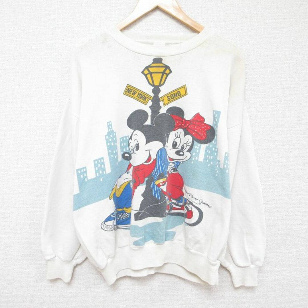 Disney - XL☆古着 長袖 スウェット メンズ 90年代 90s Disney - XL☆古着 長袖 スウェット メンズ 90年代 90s
