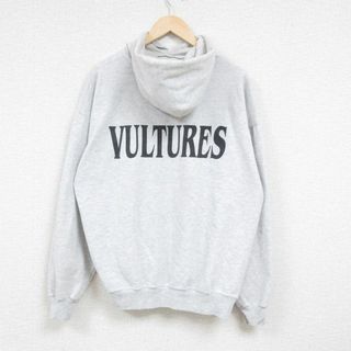 XL★古着 ジャージーズ 長袖 スウェット パーカー メンズ 00年代 00s ボーイスカウト VULTURES 薄グレー 霜降り 24may20 中古 スエット トレーナー トップス(パーカー)