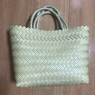 メケアリサ☆MEKEARIBAG size S イエロー×ブルー☆(トートバッグ)