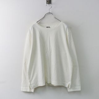 マーガレットハウエル(MARGARET HOWELL)の2021SS エムエイチエル マーガレットハウエル MHL DRY COTTON JERSEY ドライコットンジャージーTシャツ 2/ホワイト【2400013873345】(Tシャツ(長袖/七分))