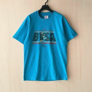 ヘインズ(Hanes)の90s古着　ヴィンテージ　ヘインズ　イベントTシャツ　水泳　グラフィック(Tシャツ/カットソー(半袖/袖なし))