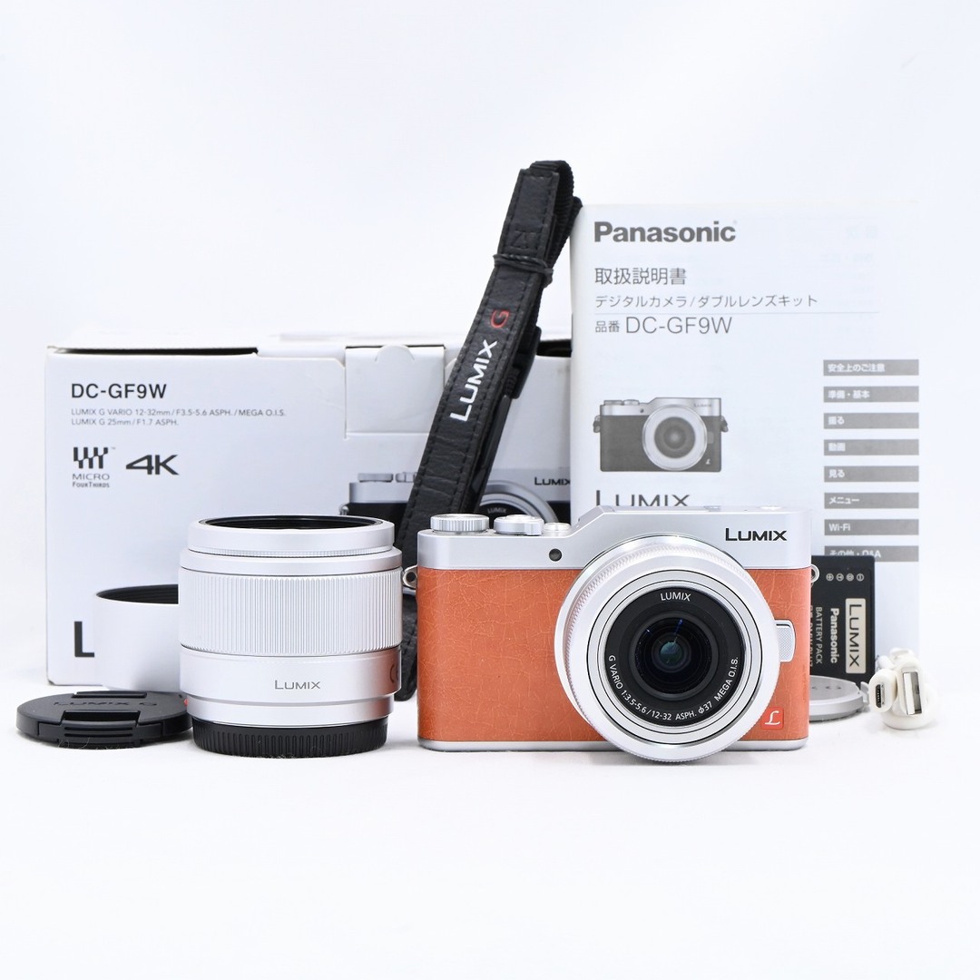Panasonic LUMIX GF9 ダブルズームレンズキット オレンジ Panasonic LUMIX GF9 ダブルズームレンズキット オレンジ