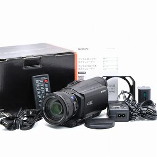 ソニー(SONY)のSONY FDR-AX100 4K 光学12倍 ブラック Handycam(ビデオカメラ)