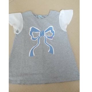 ハッカキッズ(hakka kids)のハッカキッズ  りぼんシャツ  140  hakka(Tシャツ/カットソー)