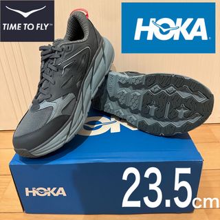 ホカオネオネ(HOKA ONE ONE)の23.5cm ホカオネオネ【新品】U CLIFTON L GTX ブルーレザー(スニーカー)