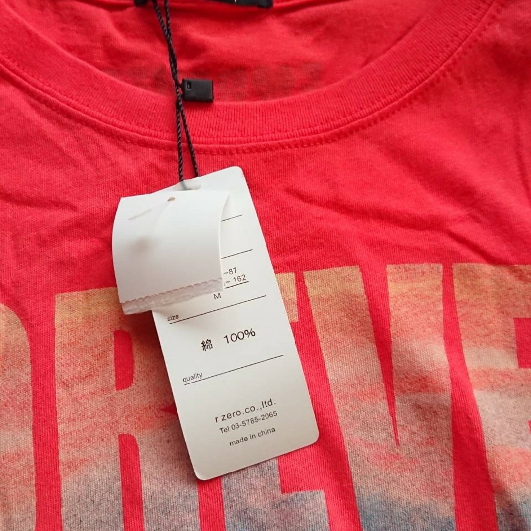 新品タグ付き！rzero☆英語ロゴプリント☆薄手ティーシャツ レディースのトップス(カットソー(半袖/袖なし))の商品写真