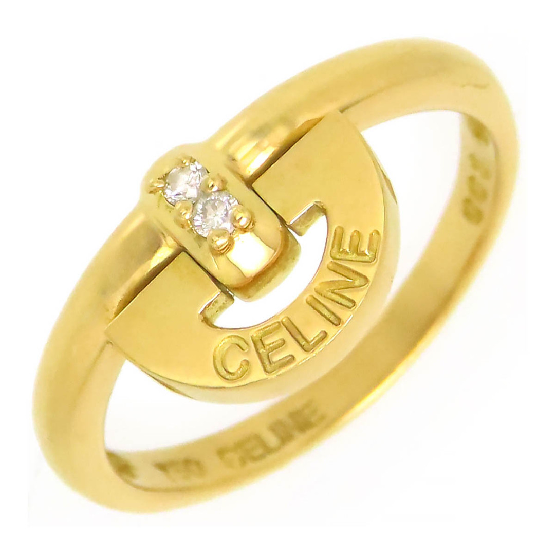 celine(セリーヌ)のセリーヌ ダイヤモンド リング #12 750 (K18YG) レディース CELINE 【中古】 【ジュエリー】 レディースのアクセサリー(リング(指輪))の商品写真