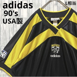アディダス(adidas)のアディダス コロンバスクルー ユニフォーム 半袖 M 刺繍ロゴ 90s USA製(ウェア)