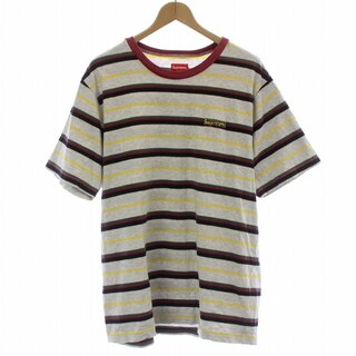 シュプリーム(Supreme)のSUPREME 18SS Heather Stripe Top Tシャツ M(Tシャツ/カットソー(半袖/袖なし))