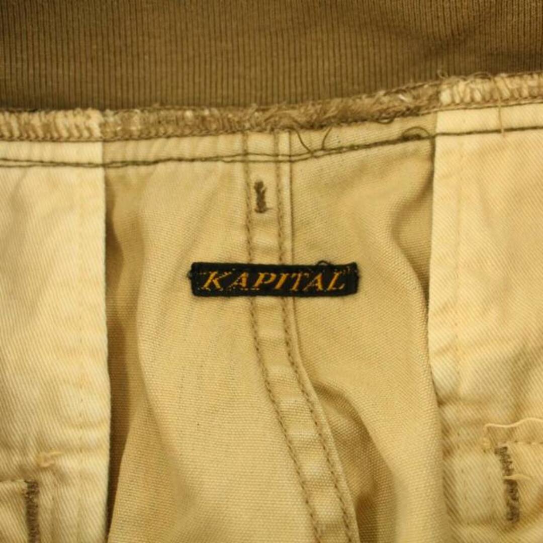 KAPITAL(キャピタル)のkapital サルエルヌーベルパンツ イージーパンツ ボタンフライ 1 カーキ メンズのパンツ(サルエルパンツ)の商品写真