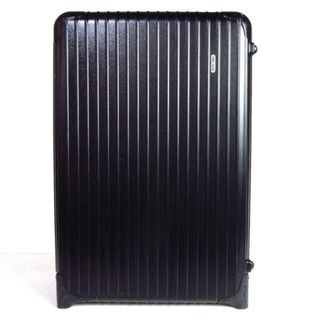 リモワ(RIMOWA)のRIMOWA(リモワ) キャリーバッグ - 黒 本体ロックナンバー【000】/2輪 ポリカーボネイト(スーツケース/キャリーバッグ)