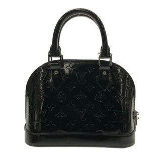 ルイヴィトン(LOUIS VUITTON)のLOUIS VUITTON(ルイヴィトン) ハンドバッグ モノグラムヴェルニ美品  アルマBB M90063 ノワールマニエティック パテント レザー（モノグラムの型押し）(ハンドバッグ)