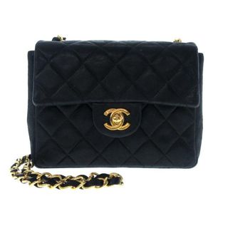 シャネル(CHANEL)のCHANEL(シャネル) ショルダーバッグ レディース ミニマトラッセ A01115 黒 チェーンショルダー/ゴールド金具 ラムスキン(ショルダーバッグ)