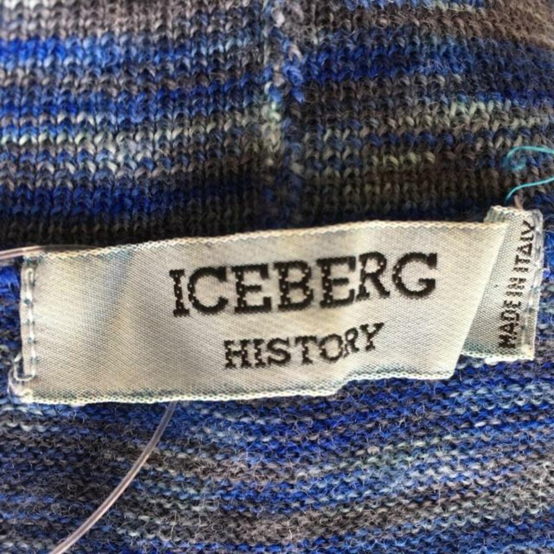 ICEBERG(アイスバーグ)のICEBERG(アイスバーグ) 長袖セーター レディース - ブルー×マルチ タートルネック レディースのトップス(ニット/セーター)の商品写真