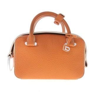 DELVAUX(デルボー) ハンドバッグ美品  クールボックス ナノ AA0524AQY0ARKBL アプリコット(オレンジ) トリヨンソフトレザー	(ハンドバッグ)