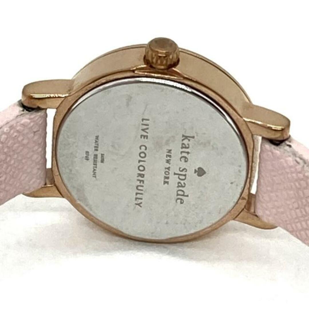 kate spade new york(ケイトスペードニューヨーク)のKate spade(ケイト) 腕時計美品  - 0769 レディース 白 レディースのファッション小物(腕時計)の商品写真