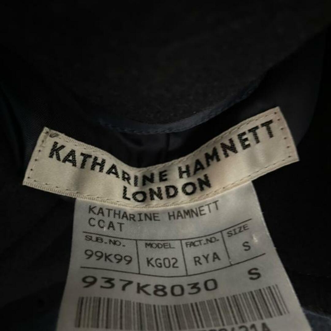 KATHARINE HAMNETT(キャサリンハムネット)のKATHARINEHAMNETT(キャサリンハムネット) コート サイズS メンズ - 黒 長袖/冬 メンズのジャケット/アウター(その他)の商品写真