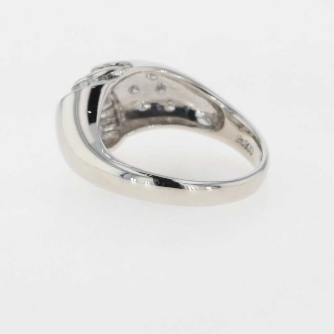 メレダイヤ デザインリング 17号 Pt900 【中古】 レディースのアクセサリー(リング(指輪))の商品写真