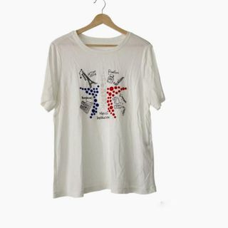 leilian - Leilian(レリアン) 半袖Tシャツ サイズ13 L レディース - 白×レッド×ブルー クルーネック