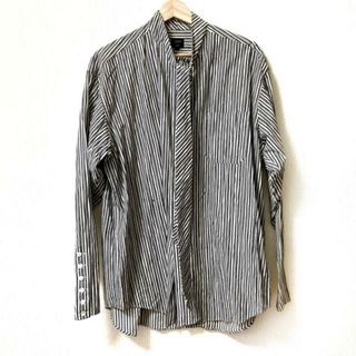 Jean Paul GAULTIER HOMME(ゴルチエオム) 長袖シャツ サイズ48 XL メンズ - ダークグレー×黒×白 ストライプ(シャツ)