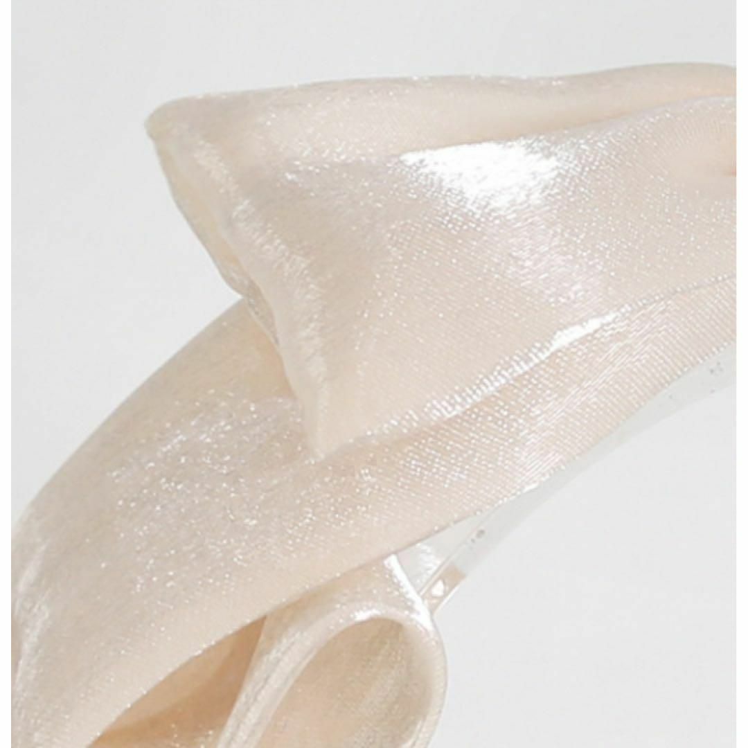リボン カチューシャ ピンク ロリータ ヘッドドレス コスプレ メイド レディースのヘアアクセサリー(カチューシャ)の商品写真