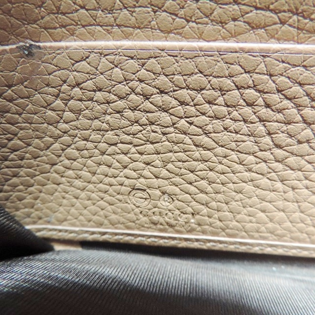 Gucci(グッチ)のGUCCI(グッチ) 長財布 ソーホー 598187 ライトブラウン ラウンドファスナー レザー レディースのファッション小物(財布)の商品写真