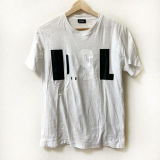 ディーゼル(DIESEL)のDIESEL(ディーゼル) 半袖Tシャツ サイズXS レディース - 白×黒 クルーネック(Tシャツ(半袖/袖なし))