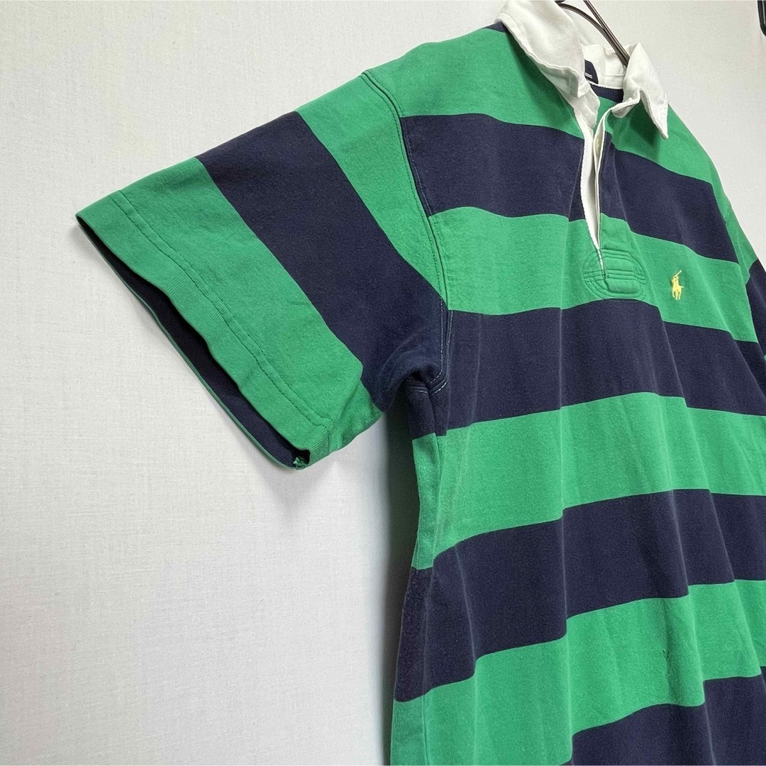 POLO RALPH LAUREN(ポロラルフローレン)のPolo by Ralph Lauren 半袖 ポロシャツ Tシャツ ボーダー キッズ/ベビー/マタニティのキッズ服男の子用(90cm~)(Tシャツ/カットソー)の商品写真